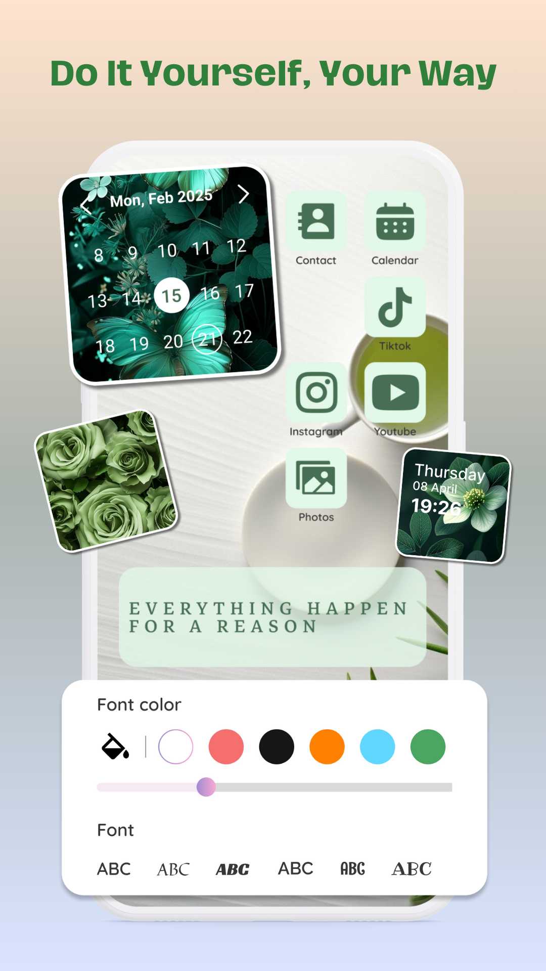 Do It Yourself, Your Way - DIY customization
